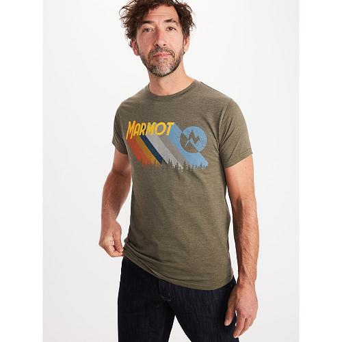 Marmot Radical T-Shirts For Mens Brown PKW649130